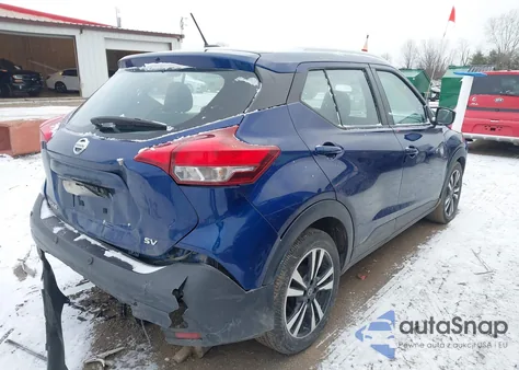 2020 Nissan Kicks Sv Xtronic Cvt from USA, damaged, VIN 3N1CP5CV3LL488383